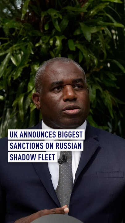 UK announces biggest sanctions on Russian shadow fleet