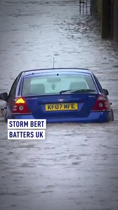 Storm Bert batters UK