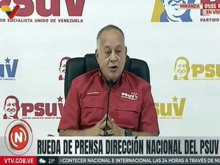 Vpdte. del PSUV Diosdado Cabello: La gente debe entender que se acabó la impunidad en Venezuela