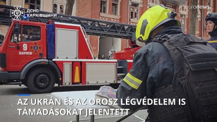 Intenzív orosz támadást jelentett az ukrán légvédelem hétfőn is