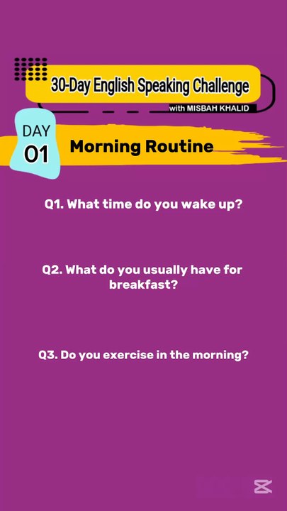 Day 1 | 30-Day English Speaking Challenge