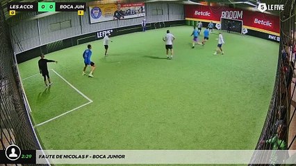 Faute de Nicolas F - Boca Junior