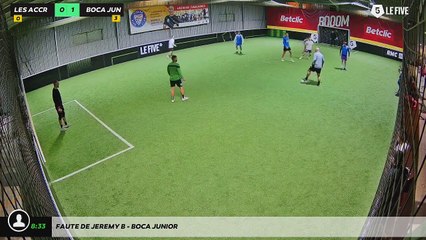 Faute de Jeremy B - Boca Junior
