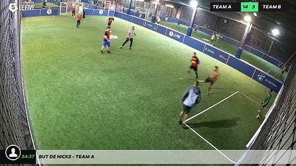 But de Nicks - Team A