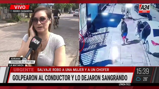 🚨 ROBO VIOLENTO A UN CHOFER DE UBER Y A SU PASAJERA EN ISIDRO CASANOVA