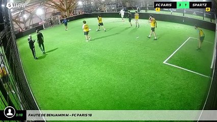 Faute de Benjamin M - Fc Paris 18