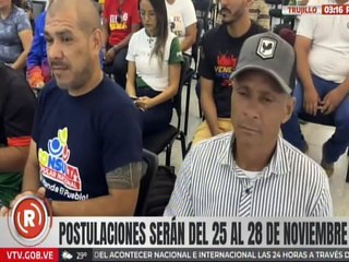 Abre proceso de postulaciones para jueces de paz en el estado Trujillo