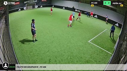 Faute de Soufian K - Fc Qg