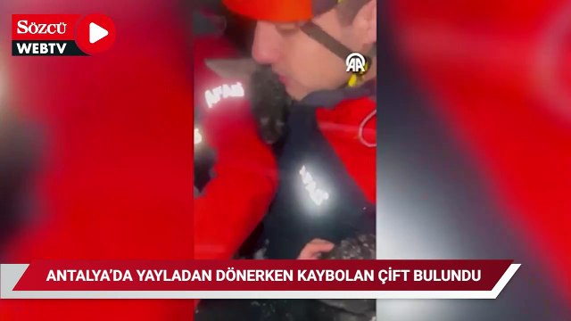 Yaylada mahsur kalanlar kurtarıldı