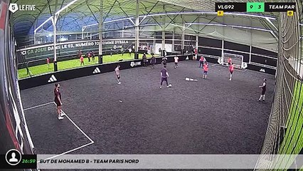 But de Mohamed B - Team Paris Nord