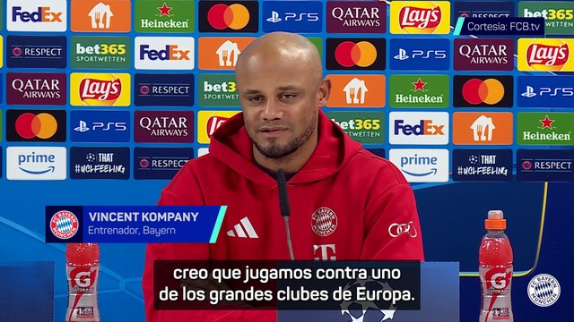 Kompany, rueda de prensa previa de Bayern - PSG
