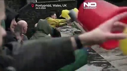 Os danos causados pela tempestade Bert no Reino Unido