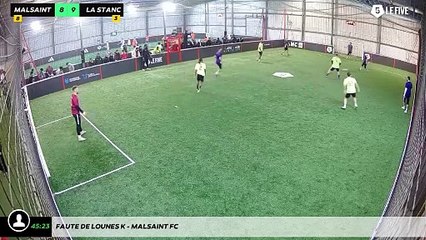 Faute de Lounes K - Malsaint Fc
