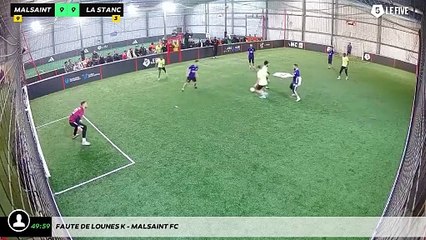 Faute de Lounes K - Malsaint Fc