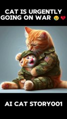 Cat died In War 😭💔