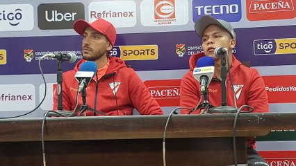 Conferencia de prensa del millonario post partido ante el Club Bolivar