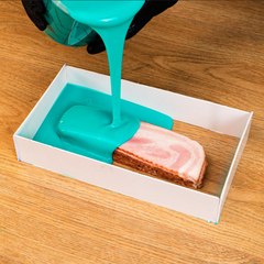 Unique epoxy knife made out from recycled plastic♻️