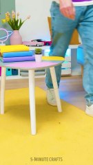 Instructions on how to repair a table leg with glue and wire 😱☺️