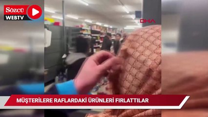 Gaziosmanpaşa'da hırsızlık yaparken yakalanan şüphelileri çalışanlar markete kilitledi