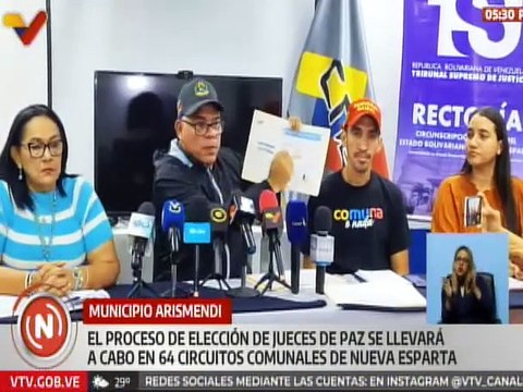 Inicia proceso de postulación en los 64 circuitos comunales del estado Nueva Esparta