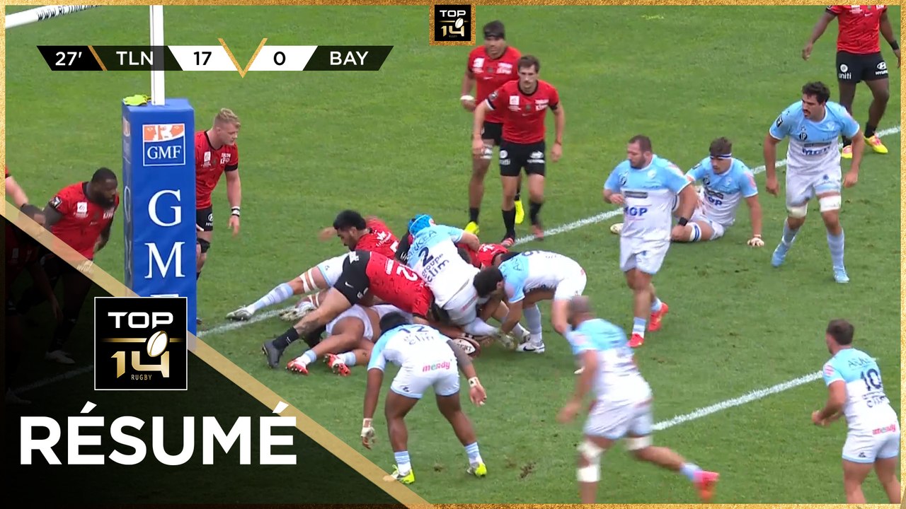 TOP 14 Saison 20242025 J10 Résumé RC Toulon Aviron Bayonnais
