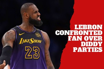 LeBron James confronted by fan over allegations of attending Diddy's parties before security steps in