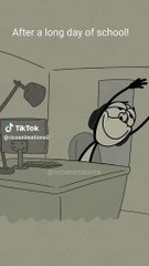 After a long day of school! #memes #funnyvideos #ricoanimations #fyp #viral #funnymemes #Diddy #school