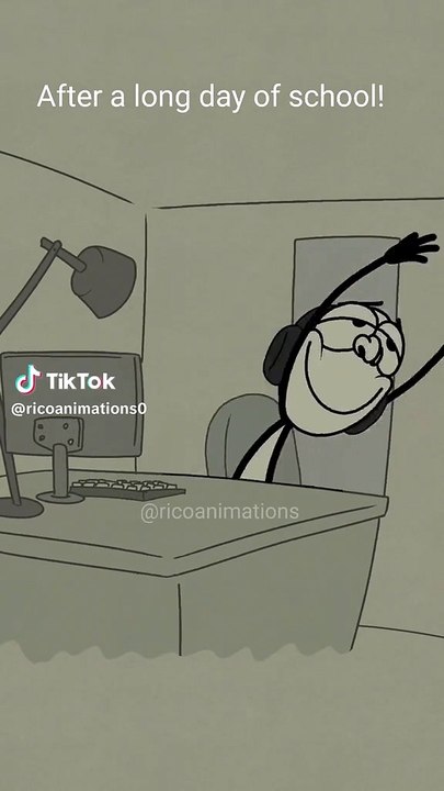 After a long day of school! #memes #funnyvideos #ricoanimations #fyp #viral #funnymemes #Diddy #school
