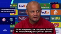 Kompany 'very happy' with Bayern defence following win over PSG