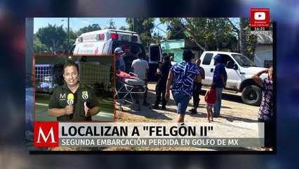 Secretaría de Marina localiza a 'Felgón II', embarcación desaparecida en el Golfo de México