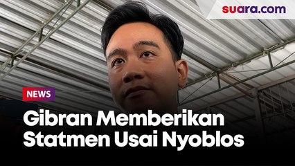 Gibran Berikan Statmen Usai Nyoblos di TPS 18, Kelurahan Manahan, Solo