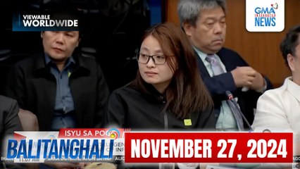 Balitanghali Express: November 27, 2024 [HD]