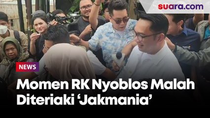 Momen Ridwan Kamil Nyoblos di Bandung, Disambut Teriakan 'Jakmania' dari Tetangga