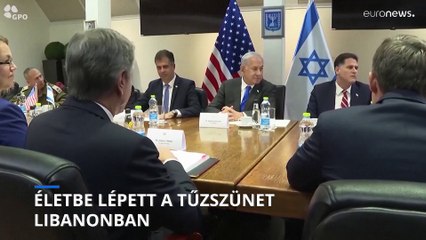 Életbe lépett a tűzszünet Libanonban