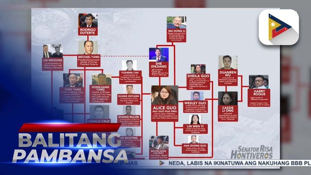 Sen. Hontiveros, naglabas ng isang matrix hinggil sa mga personalidad na sangkot umano sa POGO