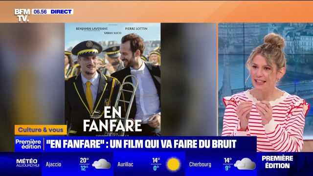 Benjamin Lavernhe transformé en chef d'orchestre dans En fanfare , qui sort ce mercredi
