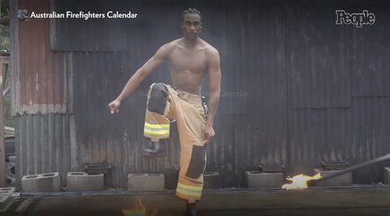 Firefighter in Charity Calendar Opens Up About His Smoking Photoshoot and Working with Exotic Animals