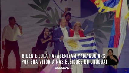 Biden e Lula parabenizam Yamandú Orsi por sua vitória nas eleições do Uruguai
