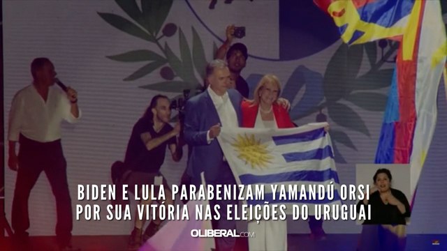 Biden e Lula parabenizam Yamandú Orsi por sua vitória nas eleições do Uruguai