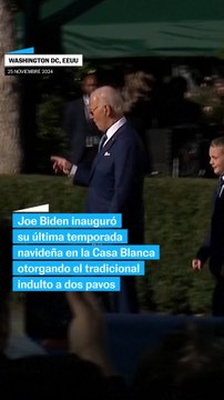 Biden indulta a dos pavos