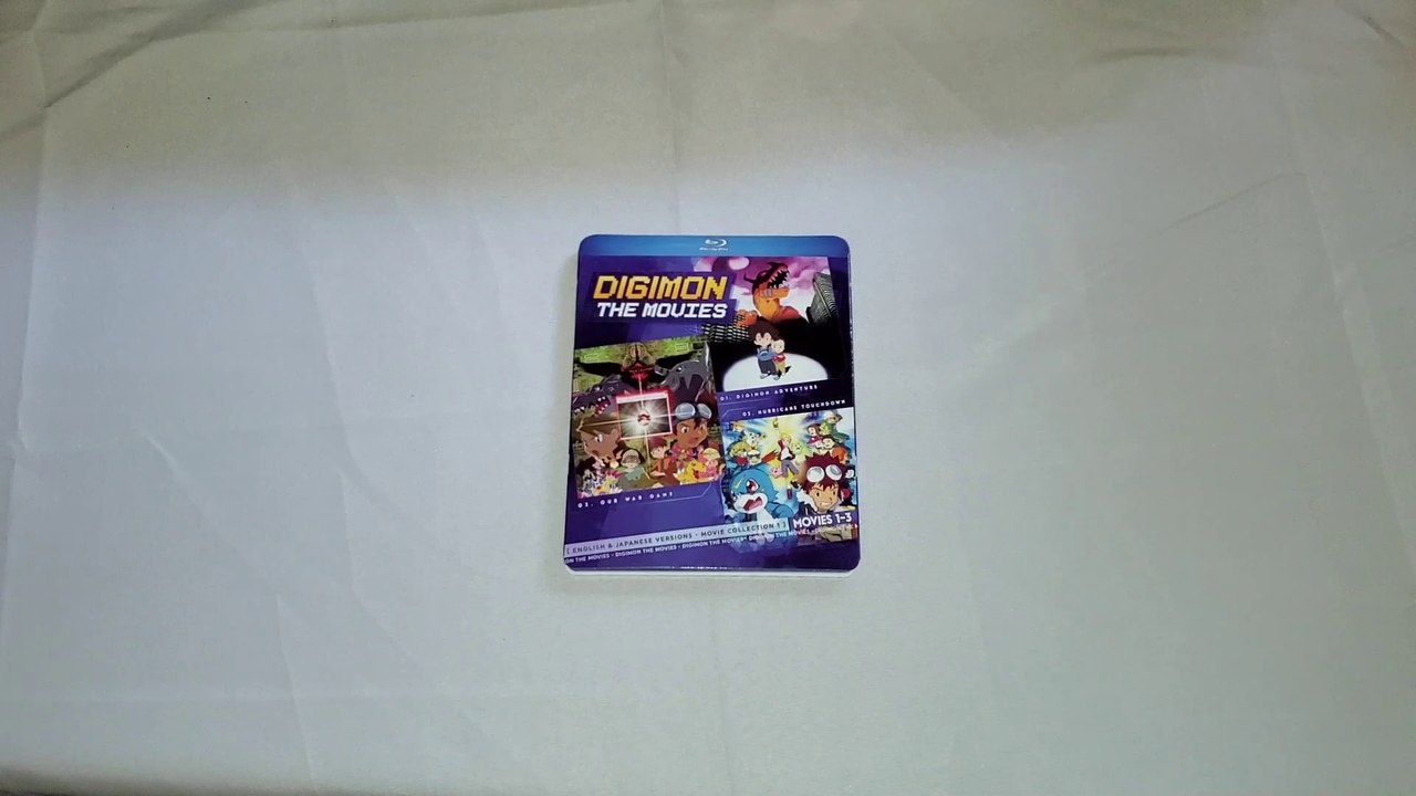 Digimon: The Movies Collection 1 Blu-Ray Unboxing