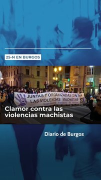 Clamor en Burgos contra las violencias machistas
