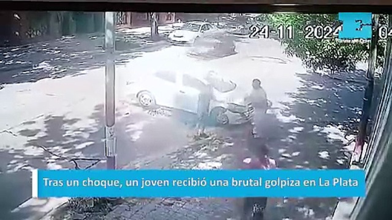 Tras un choque, un joven recibió una brutal golpiza en La Plata