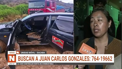 Buscan a Juan Carlos Gonzales
