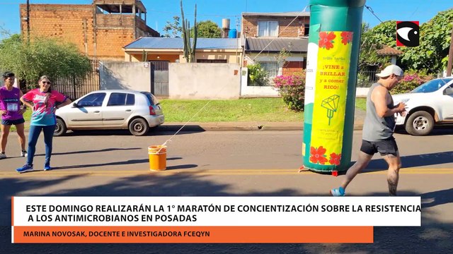 Este domingo realizarán la 1° Maratón de Concientización sobre la Resistencia a los Antimicrobianos en Posadas