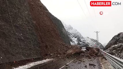 Artvin-Yusufeli Karayolu Heyelan Nedeniyle Ulaşıma Kapandı