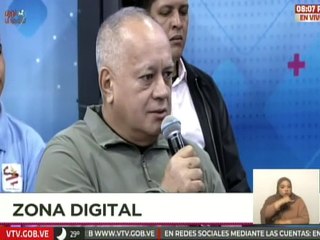 Diosdado Cabello: No es casualidad que María Corina saliera llamando a la violencia en diciembre