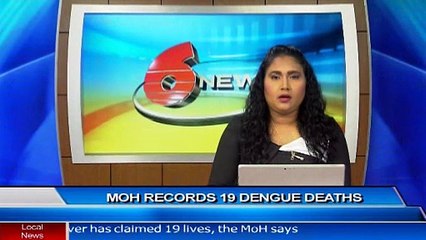 MoH RECORDS 19 DENGUE DEATHS