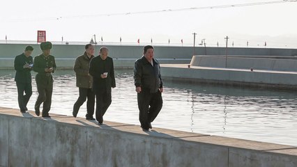 김정은, 양식사업소 건설현장 재방문...지방 자립 강조 / YTN