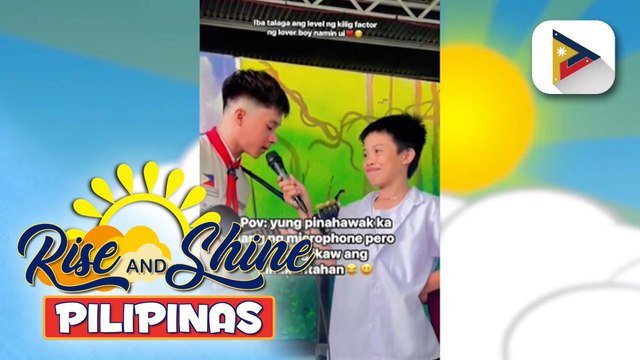 Harana ng isang estudyante, pinakilig ang netizens